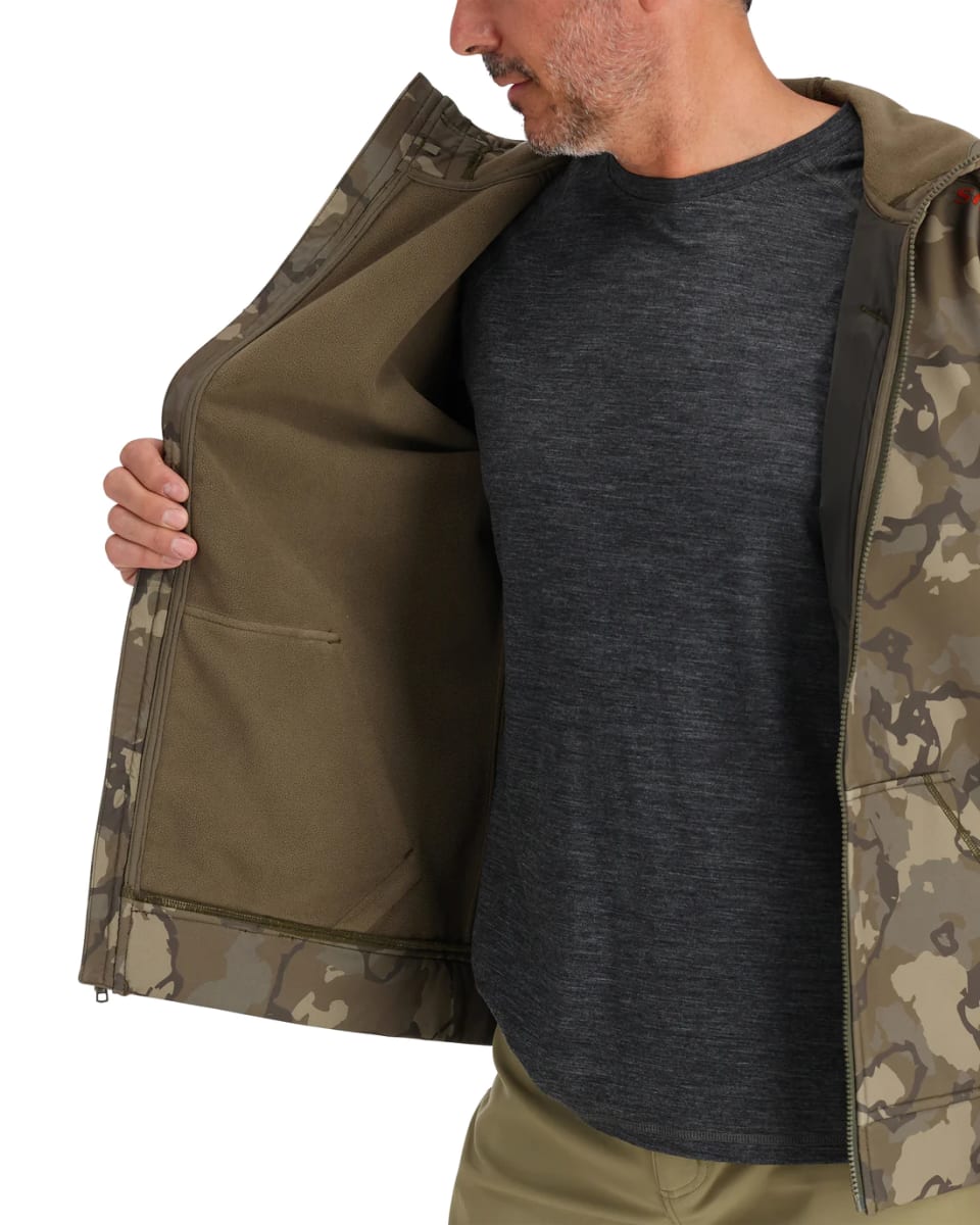 CHAQUETA SIMMS ROGUE FLEECE HOODY REGIMENT CAMO OLIVE DRAB4