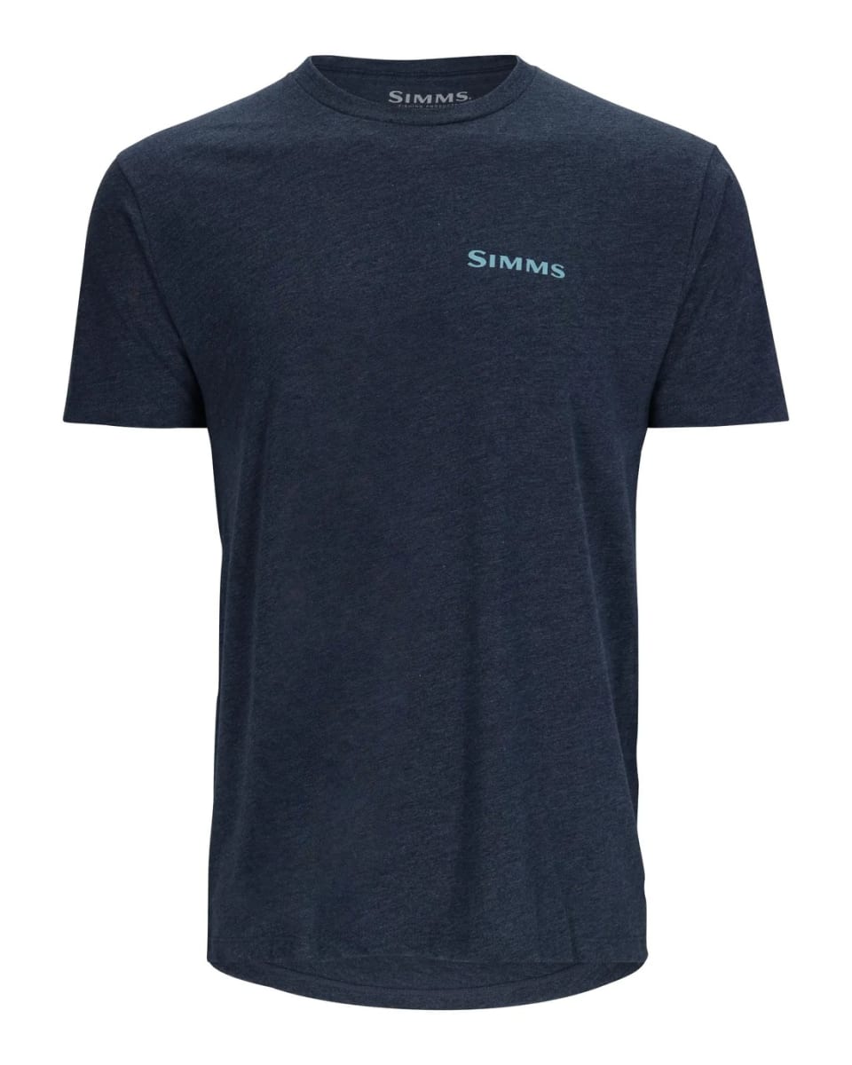POLERA SIMM´S SPECIES T-SHIRT NAVY HEATHER2