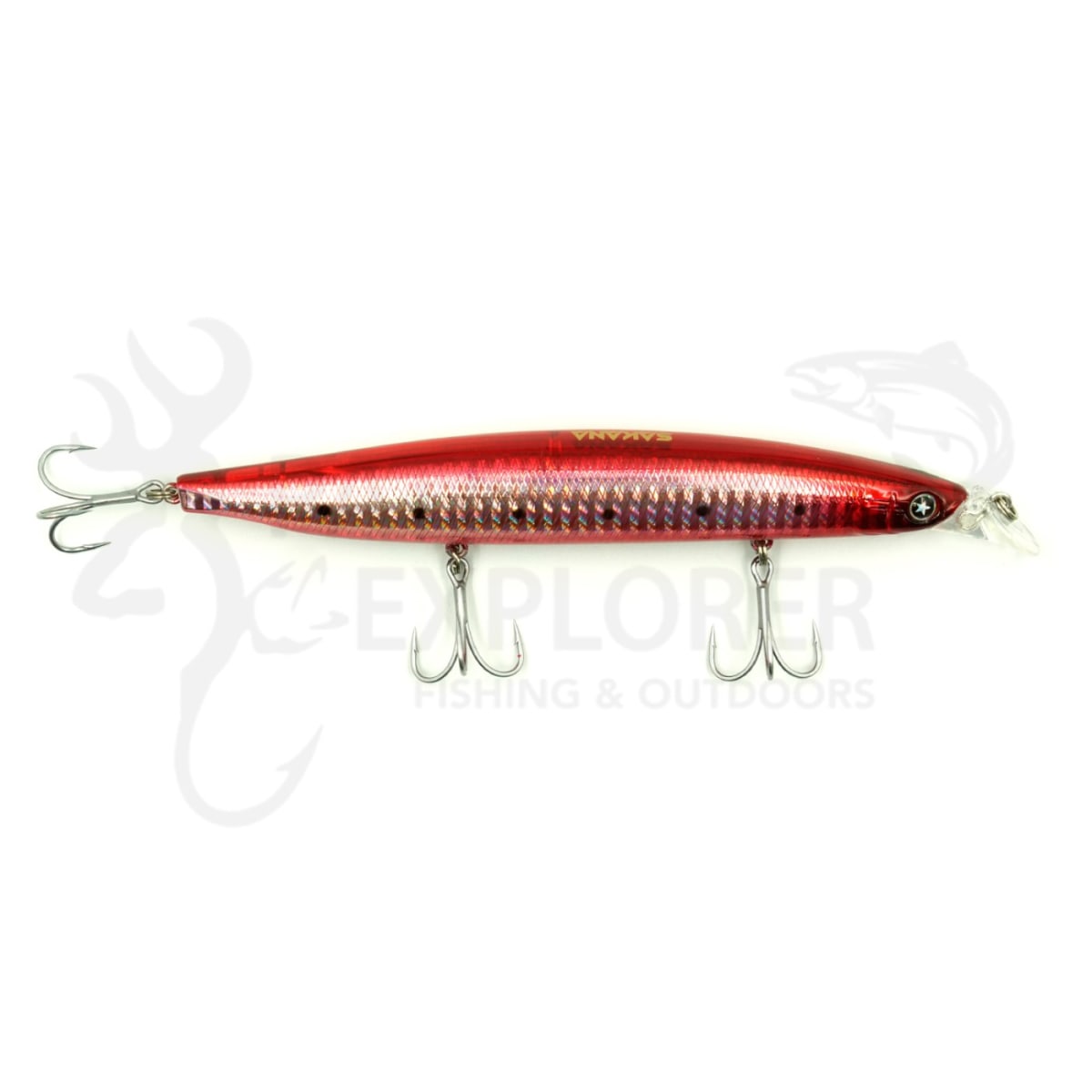 SEÑUELO SAKANA SHIZUOKA 140F 27G RED CANDY1