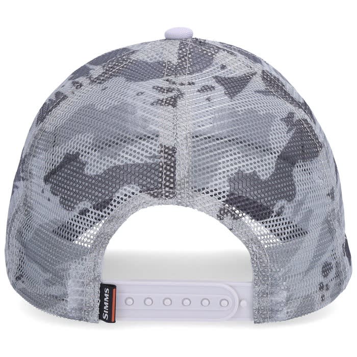GORRO SIMM'S TROUT ICON TRUCKER GHOST CAMO STEEL3