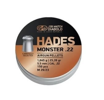 POSTON JSB HADES MONSTER CAL .22 25.39GR 150 PCS1