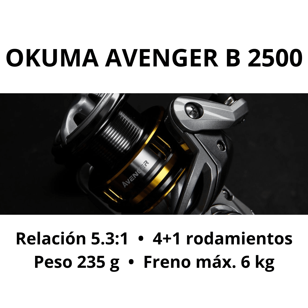 CARRETE OKUMA NEW AVENGER 2500B2