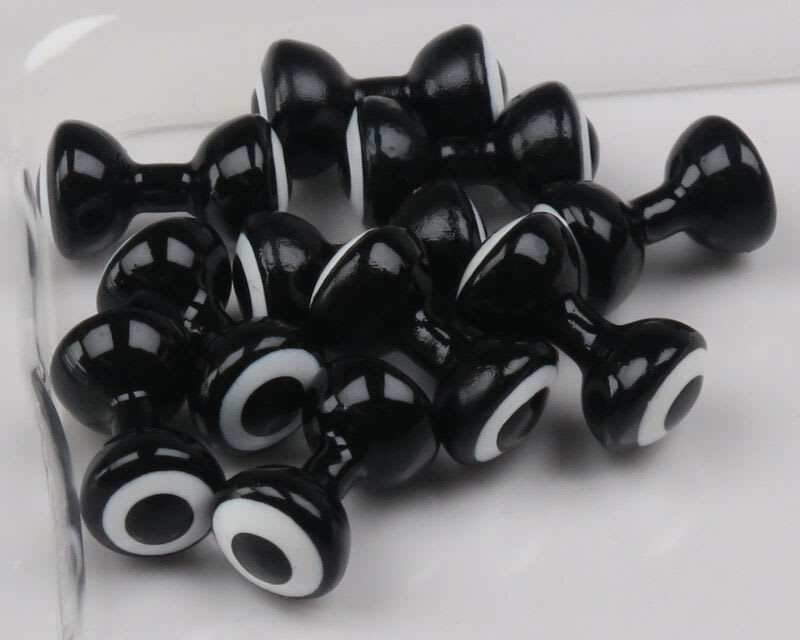 SMALL DOUBLE PUPIL LEAD EYES BLACK/WHITE AND BLACK PUPIL2