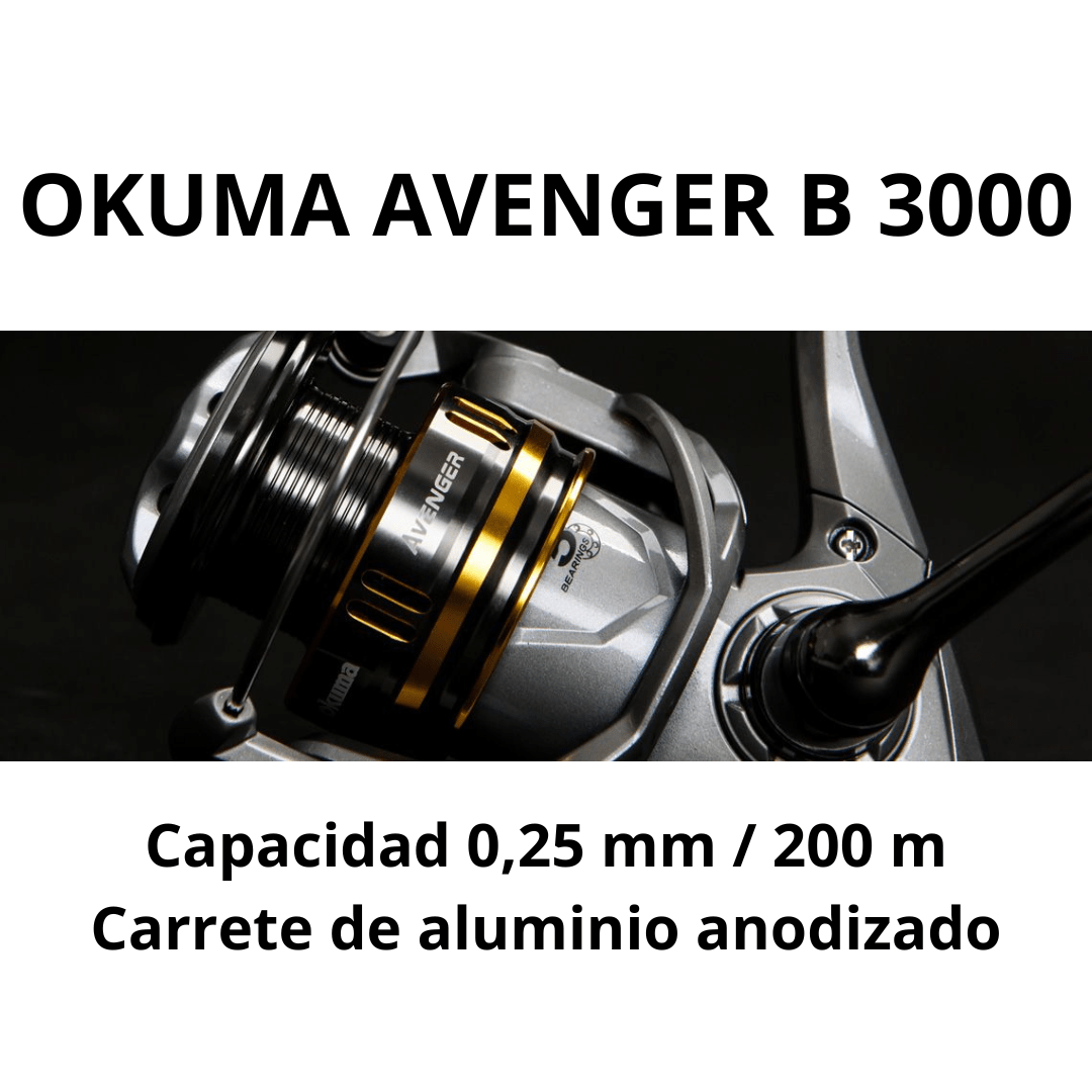 CARRETE OKUMA NEW AVENGER 3000B3