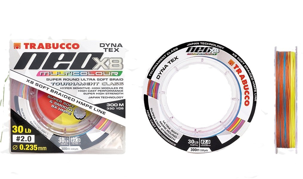 MULTIFILAMENTO TRABUCCO DYNA TEX NEO X8 MULTICOLOR1