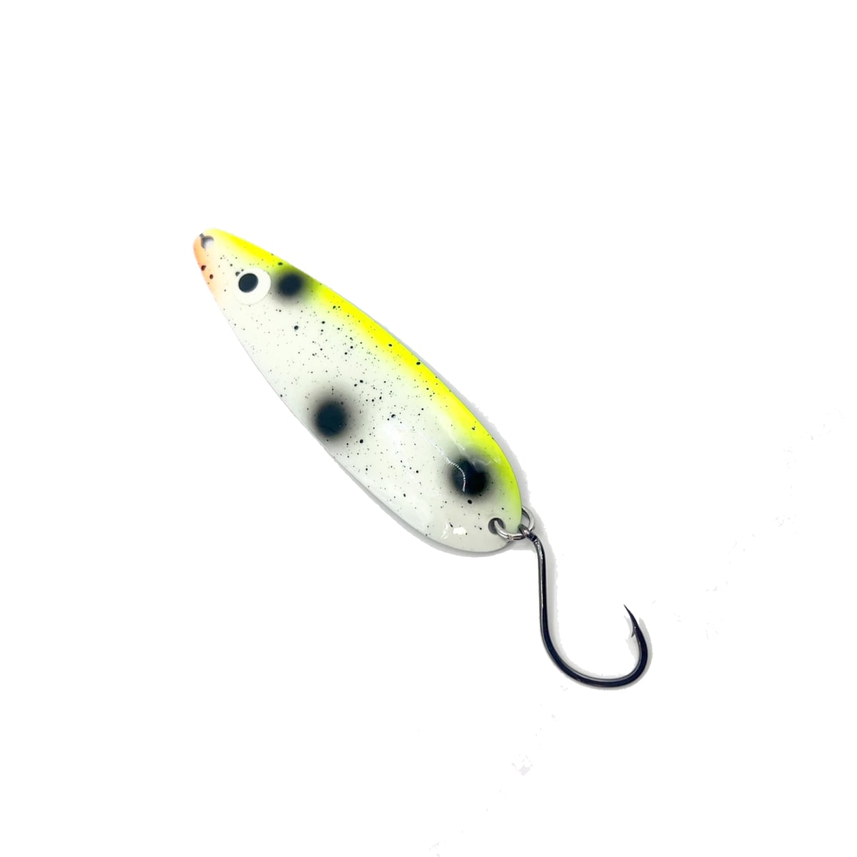 CUCHARA TROLLING RIVERKING GLOW YELLOW SPECKLE BLAZE SPOON1