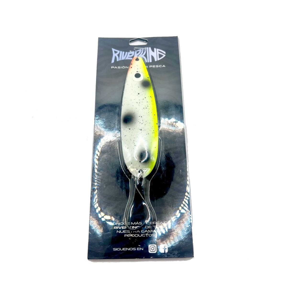 CUCHARA TROLLING RIVERKING GLOW YELLOW SPECKLE BLAZE SPOON2
