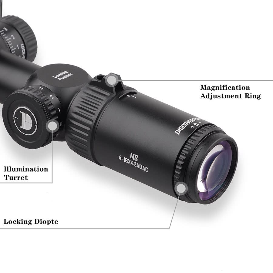 MIRA TELESCOPICA DISCOVERY M-19 MS 4-16*42AOAC3