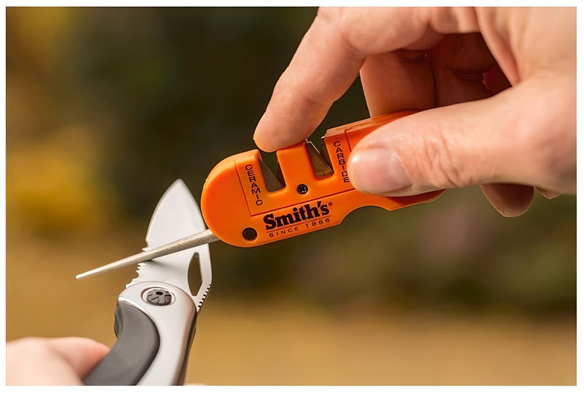 AFILADOR DE BOLSILLO POCKET PAL NARANJO SMITH'S4