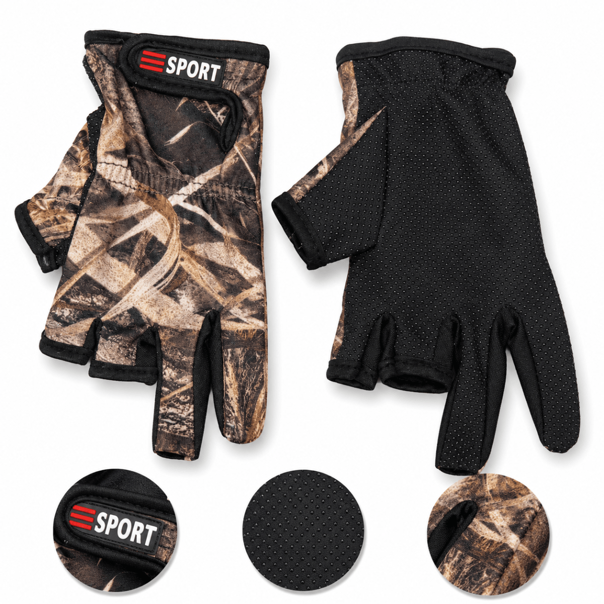 GUANTES DE CAZA F-027 CAMUFLADOS VARIOS1