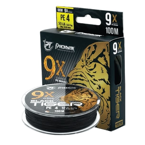 MULTIFILAMENTO BLACK TIGER 9X 100M1