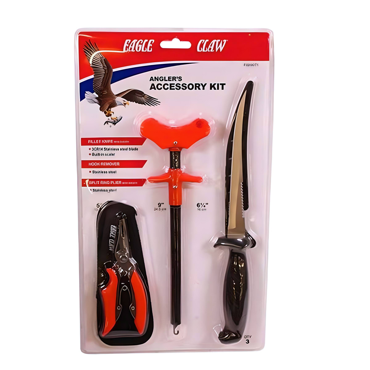 KIT PESCA 3 PCS EAGLE CLAW1