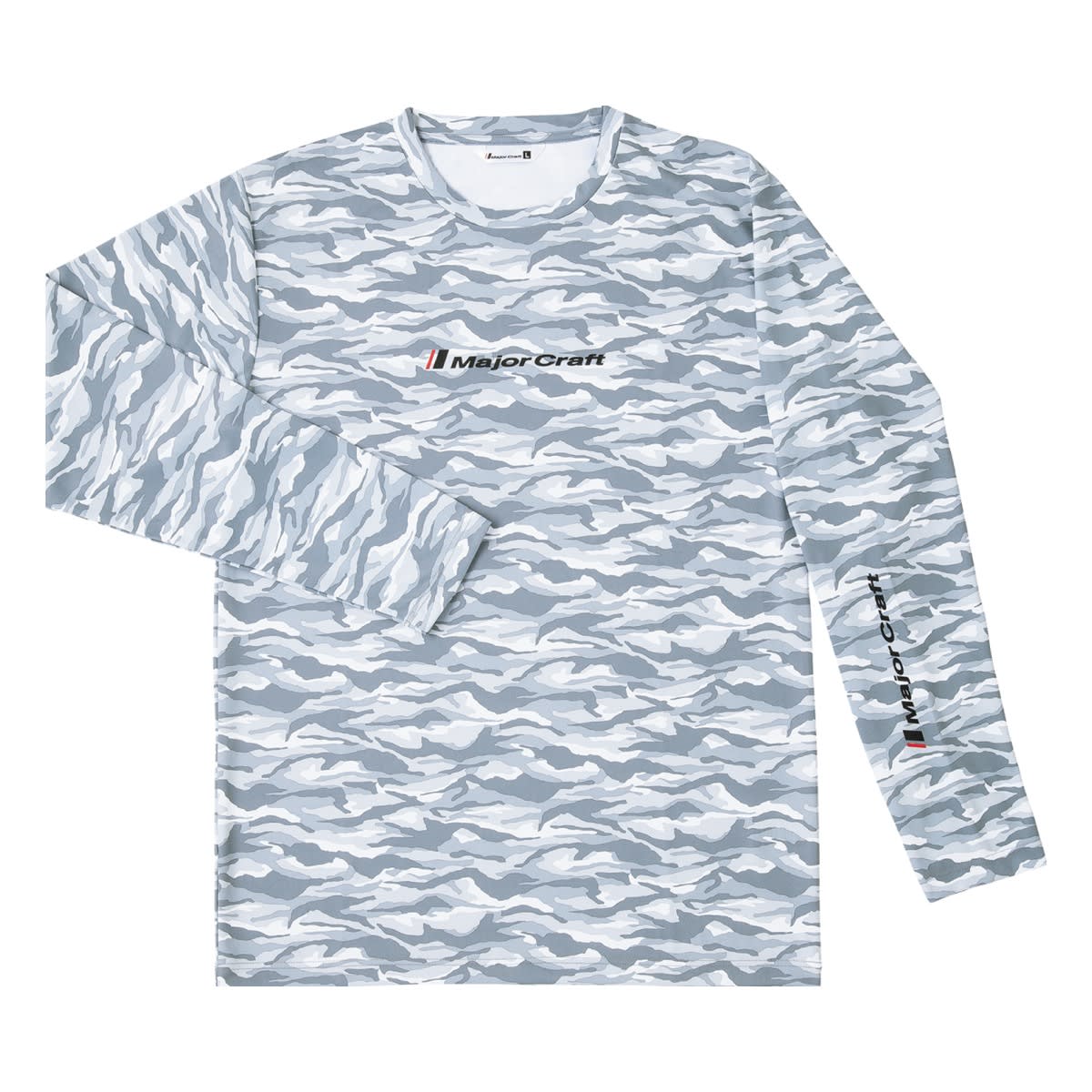 POLERA MAJOR CRAFT DRY MANGA LARGA GRIS CAMUFLADO TALLA XL1