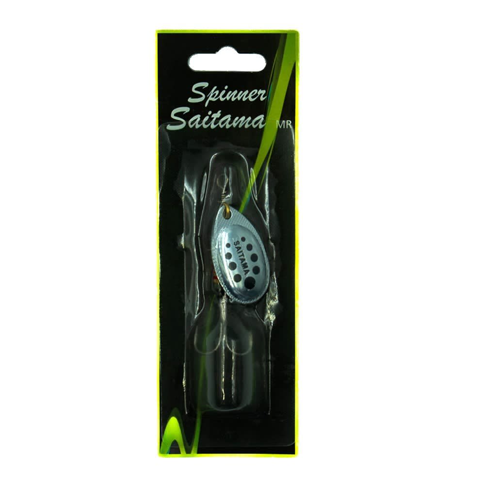 SPINNER SAITAMA N°3 7G SILVER DOT BLACK1