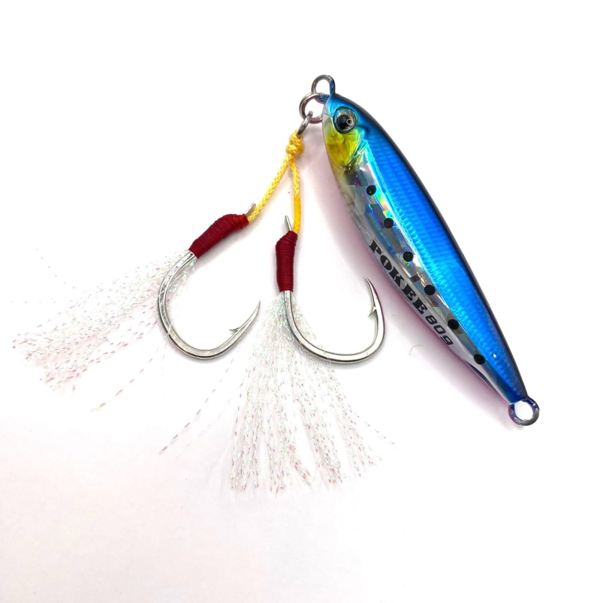 JIG POKEE FARCE 80G #9 - AZUL/PLATEADO/PUNTO NEGRO1