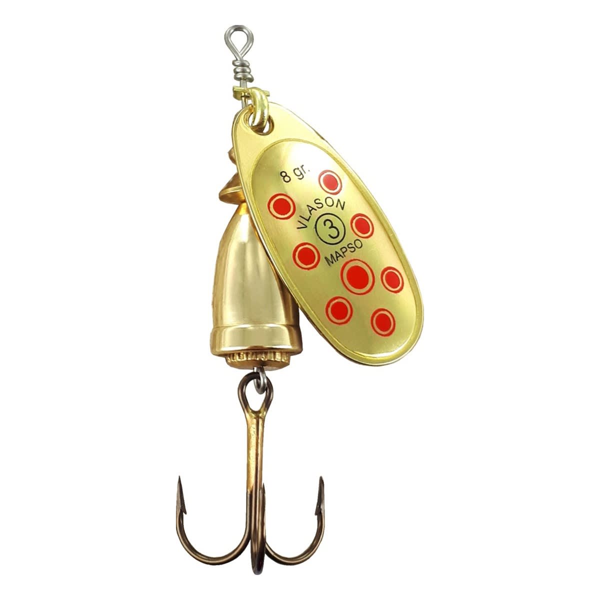 SPINNER MAPSO VLASON LUN ORO ROJO 8G1