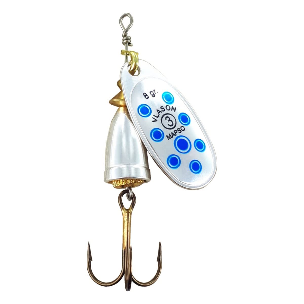 SPINNER MAPSO VLASON LUN PLATA AZUL 8G1
