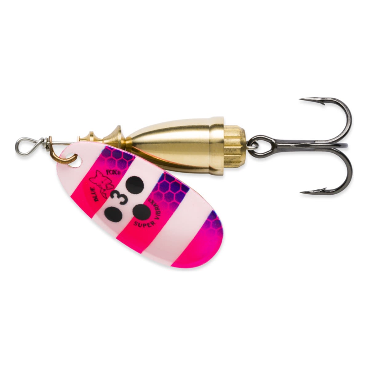 SPINNER BLUE FOX VIBRAX UV #3 8G PURPLE PINK STRIPE1