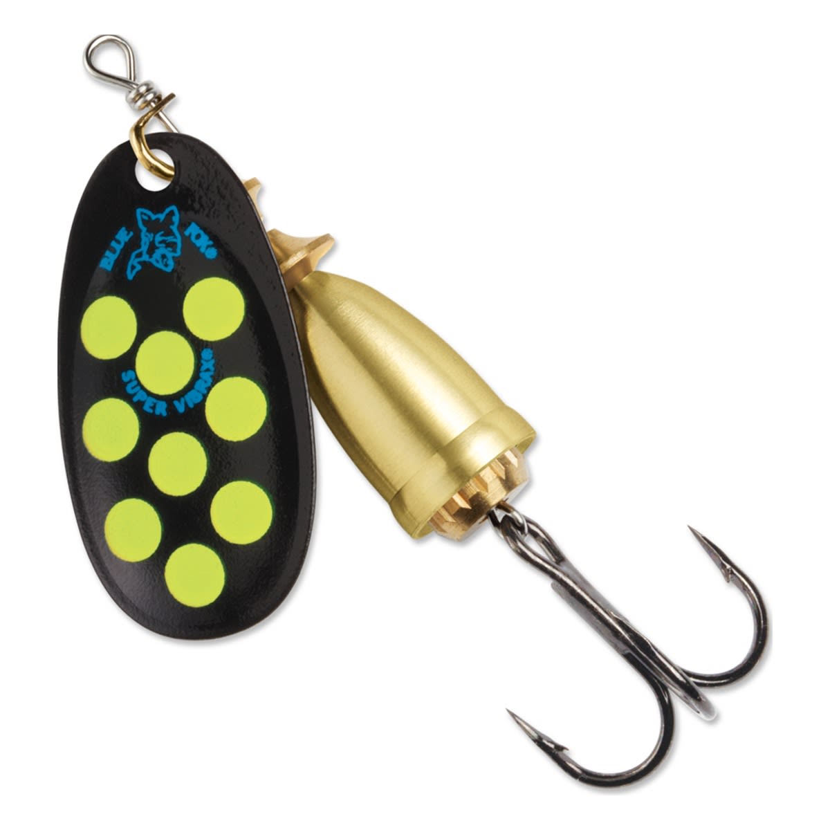 SPINNER BLUE FOX VIBRAX #1 4G BYY NEGRO AMARILLO1