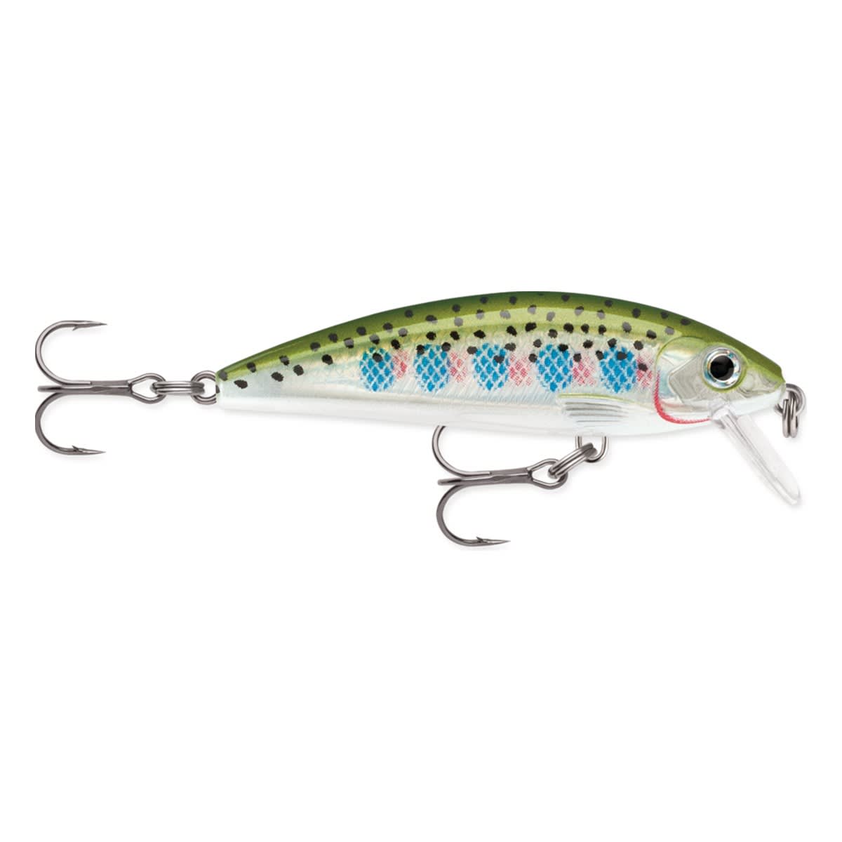 SEÑUELO RAPALA X-RAP COUNTDOWN XRCD07 7CM 10G RAINBOW TROUT1