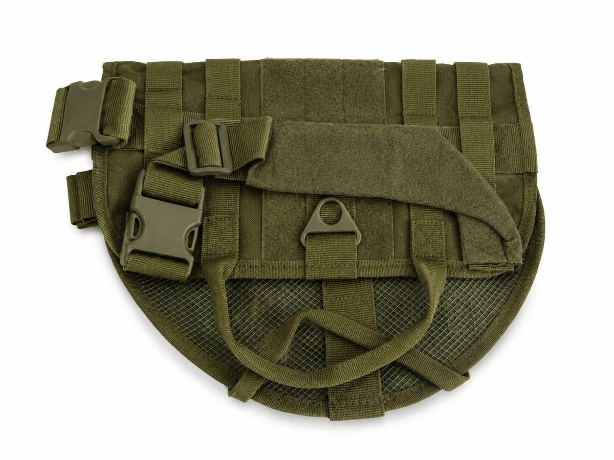CHALECO TACTICO PARA PERRO VERDE A-245-V-M1