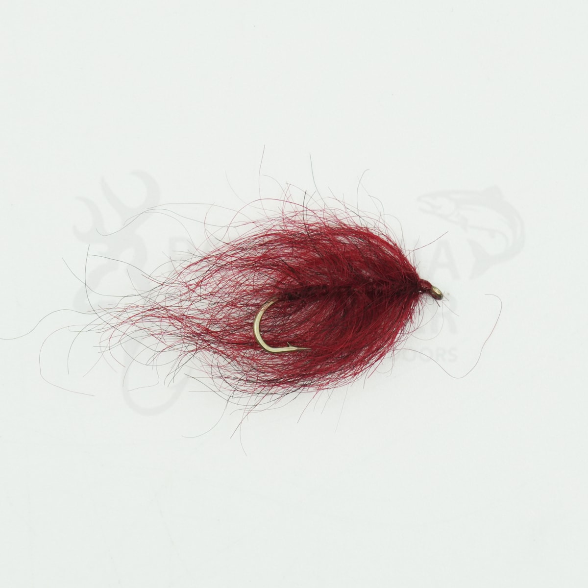 MOSCAS MOHAIR LEECH BLOOD RED MFC1