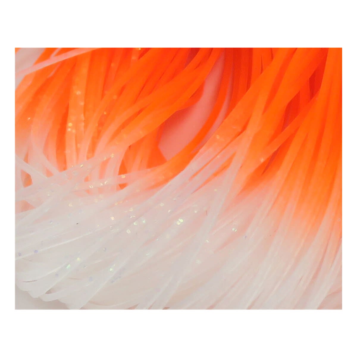PATAS HARELINE CRAZY LEGS CLEAR PEARL FL ORANGE TIP1