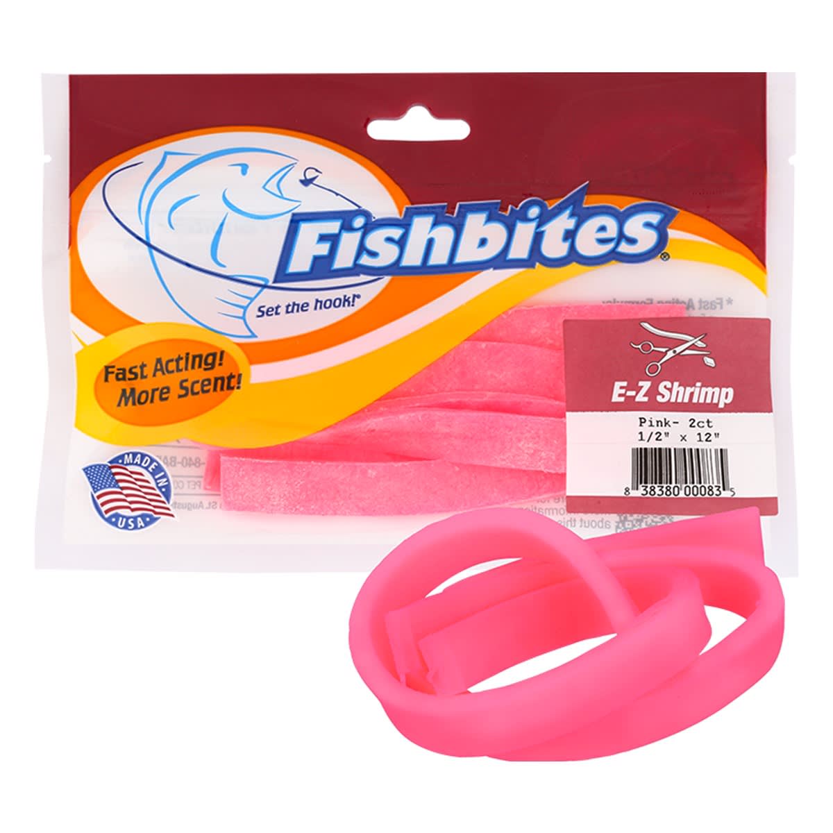 CARNADA SINTETICA FISHBITES E-Z SHRIMP FAST ACTING ROSADO2
