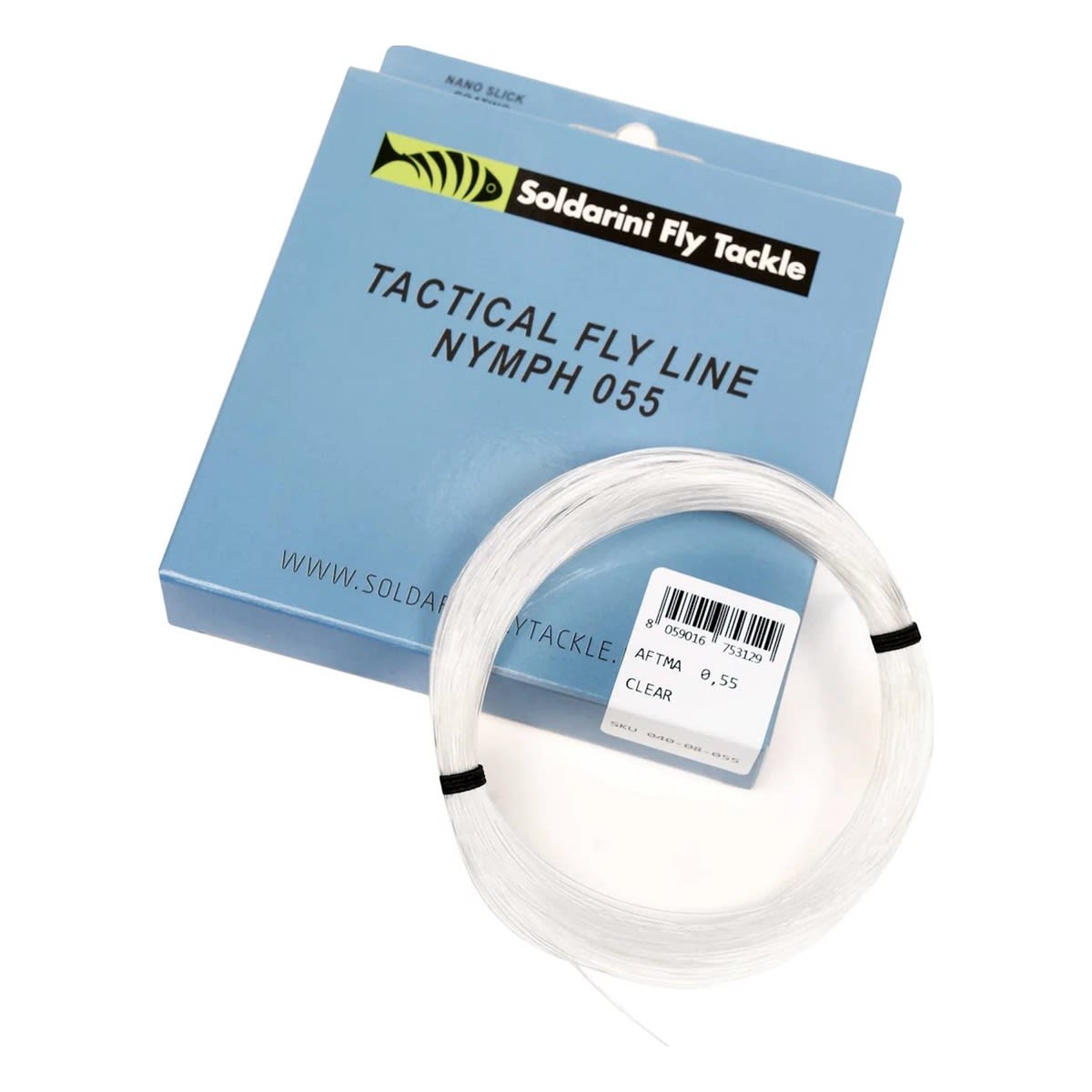 LINEA MOSCA SOLDARINI TACTICAL NYMPH 0,55MM 27M CLEAR1