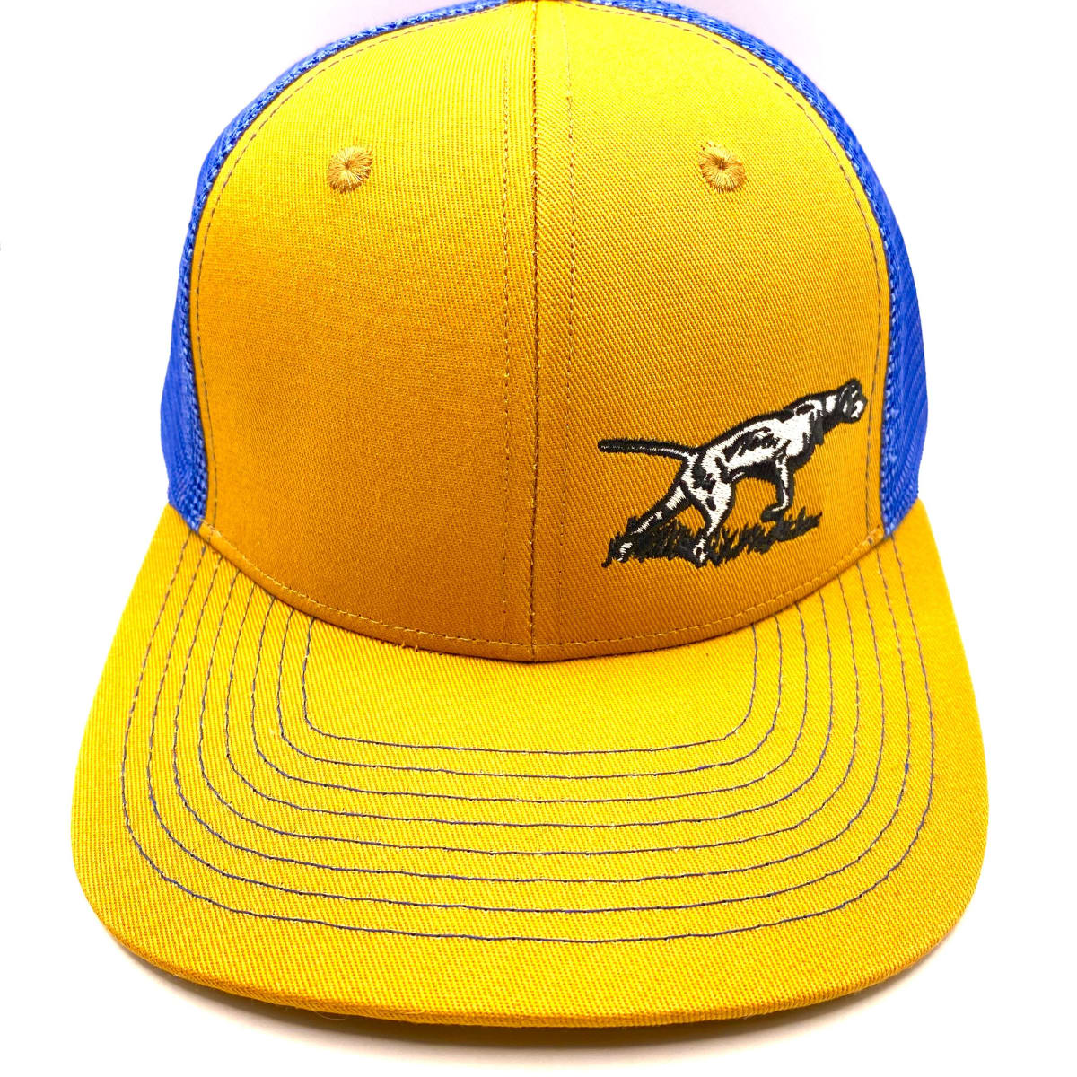 GORRO PERRO BORDADO AZUL/TAN1