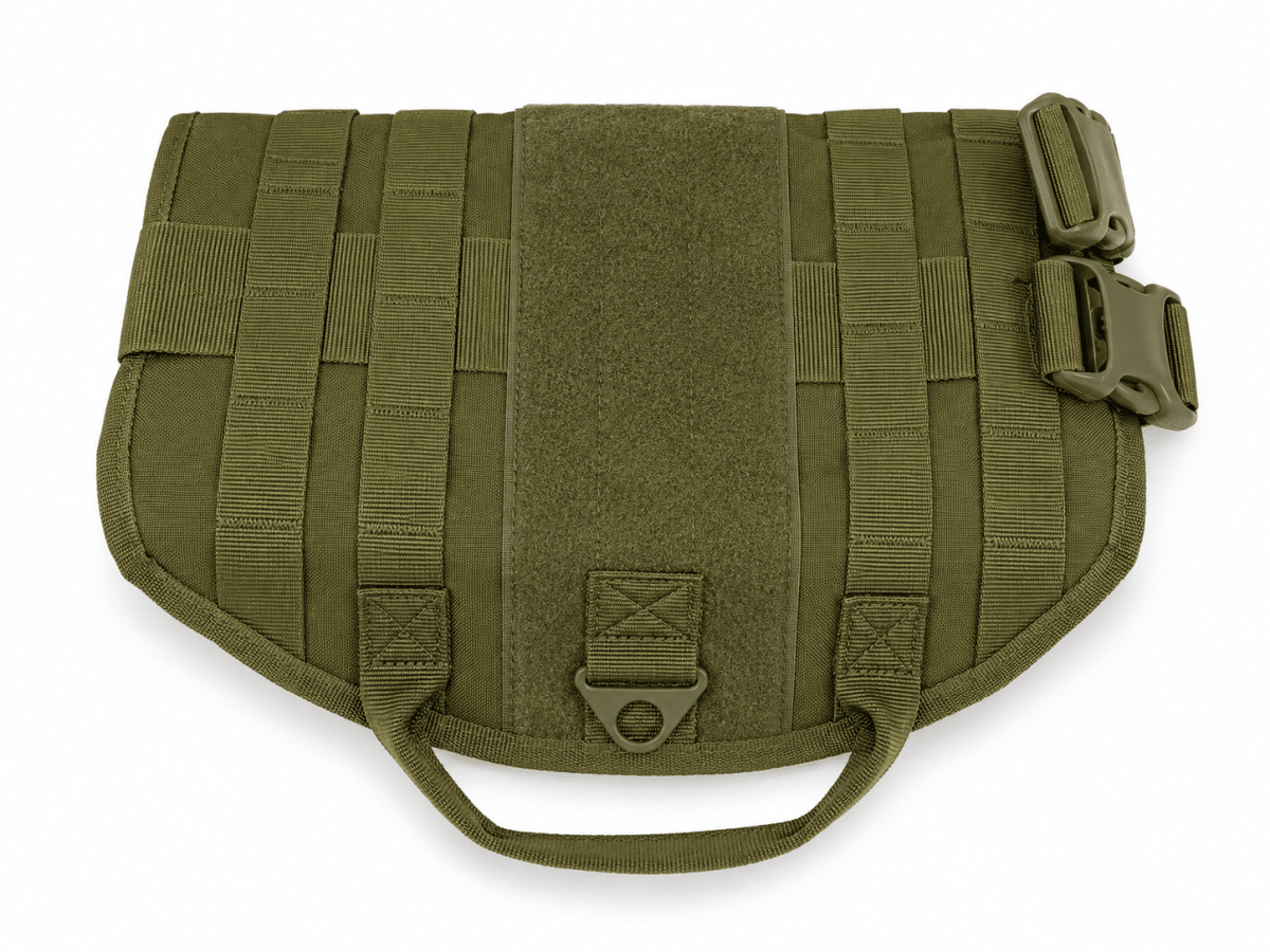 CHALECO TACTICO PARA PERRO A-245 VERDE1