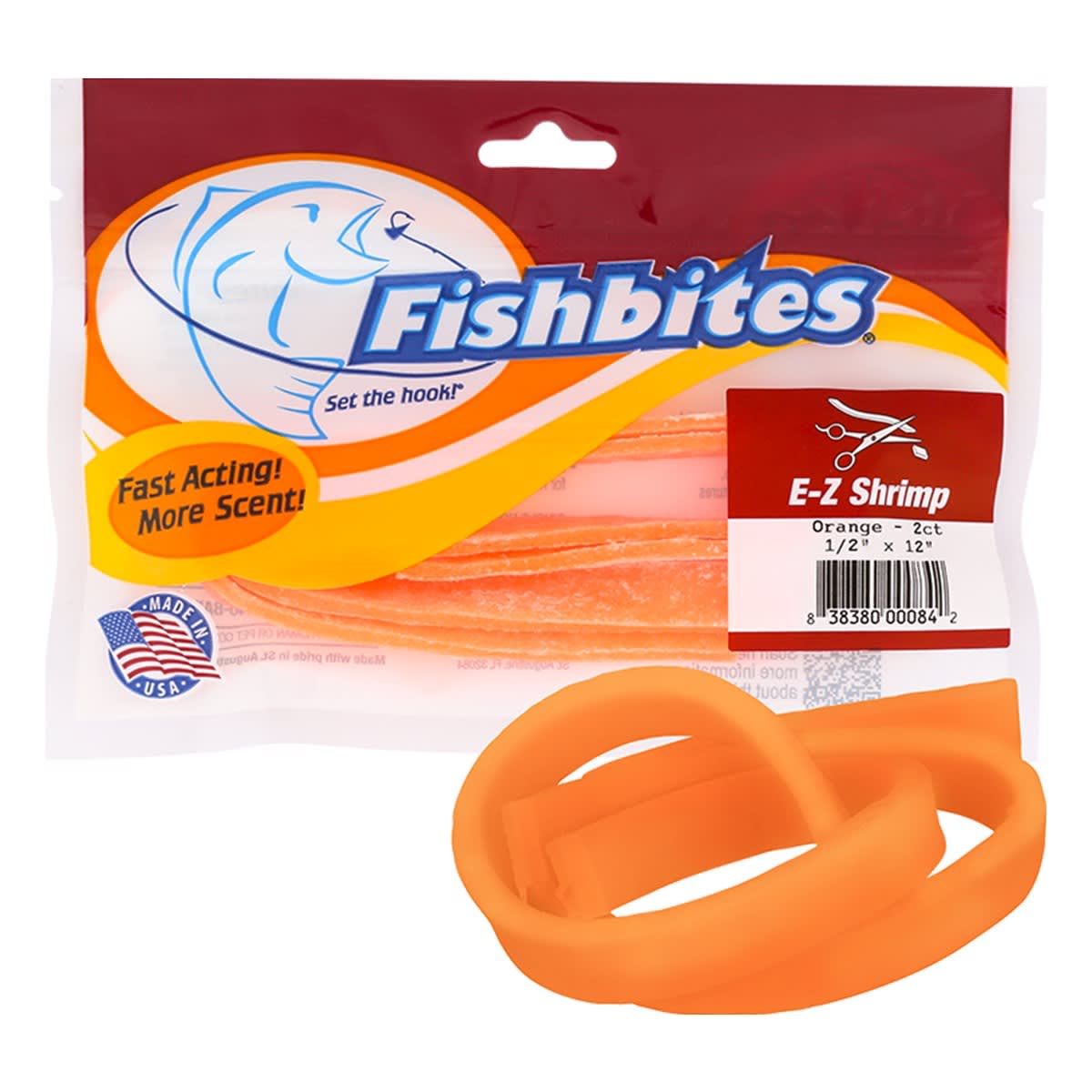 CARNADA FISHBITES E-Z SHRIMP FAST ACTING NARANJO1