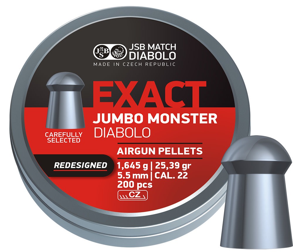 POSTON JSB EXACT JUMBO MONSTER DIABOLO REDESIGNED CAL .221