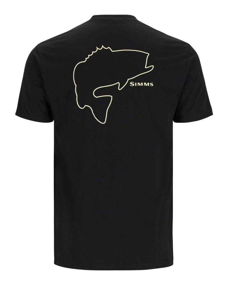 POLERA SIMM'S BASS OUTLINE BLACK2