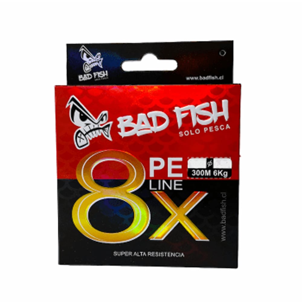 MULTIFILAMENTO BADFISH PE LINE X8 MULTICOLOR1