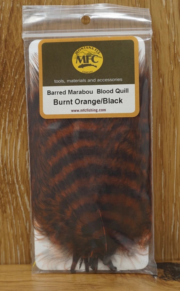 BARRED MARABOU BURNT MFC1