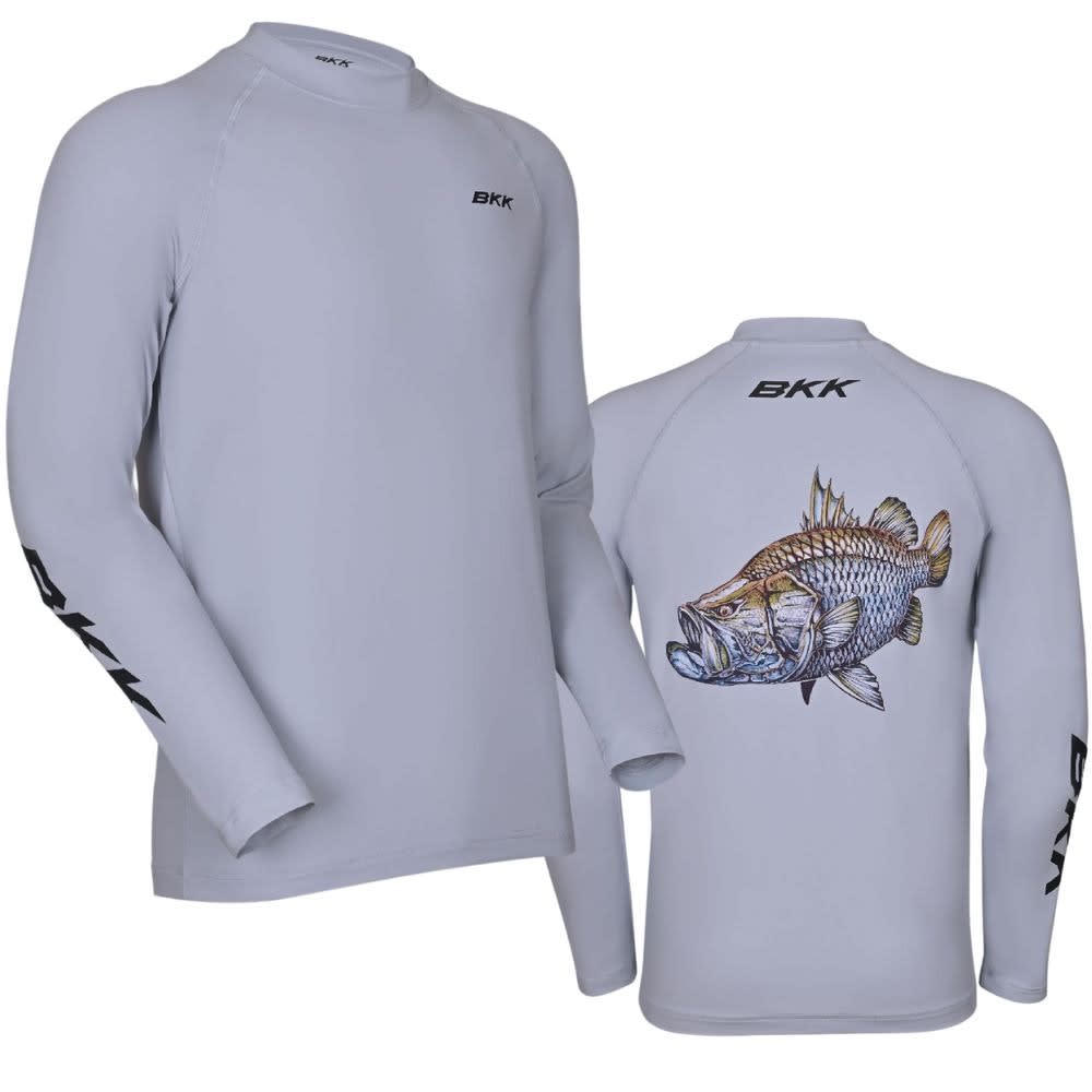 POLERA BKK LONG SLEEVE PERFORMANCE BARRAMUNDI GREY1