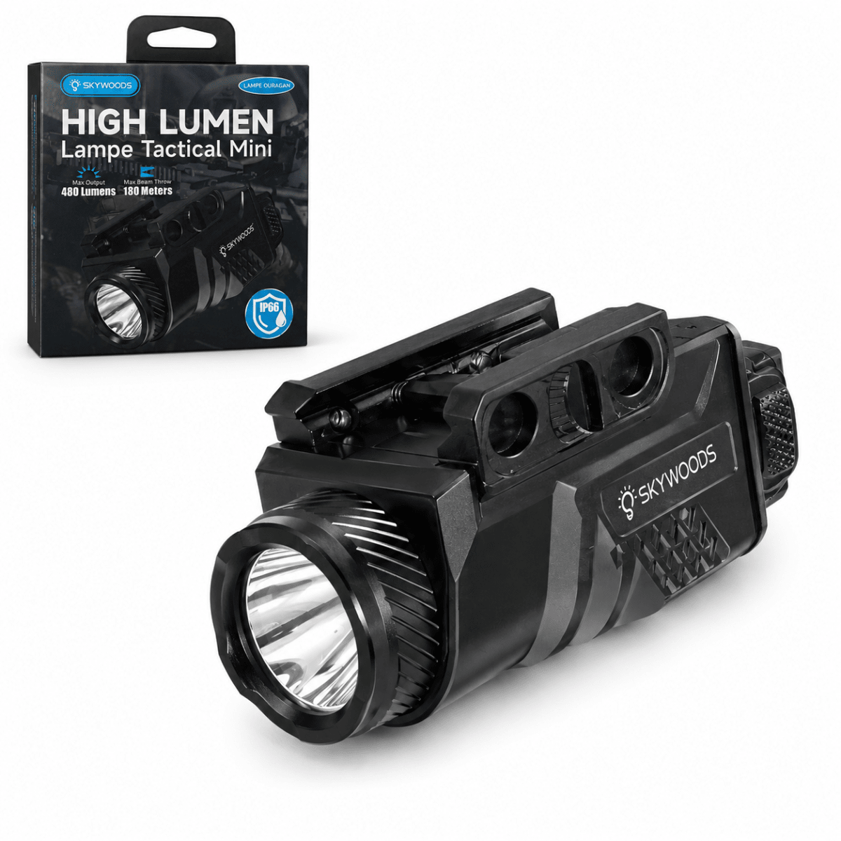 LINTERNA TACTICA 480 LUMENS / 180M1