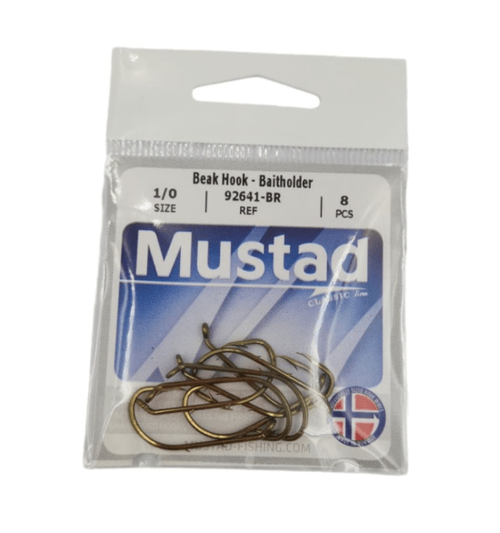 ANZUELO MUSTAD 92641-BR GARRA DE AGUILA BRONCEADO 3/0 8U3