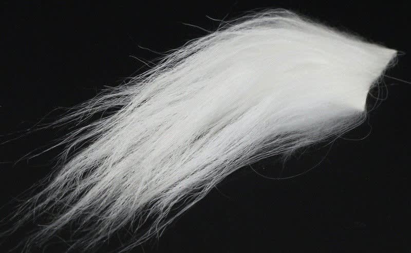 CASHMERE GOAT STREAMER HAIR 40 WHITE GC-401