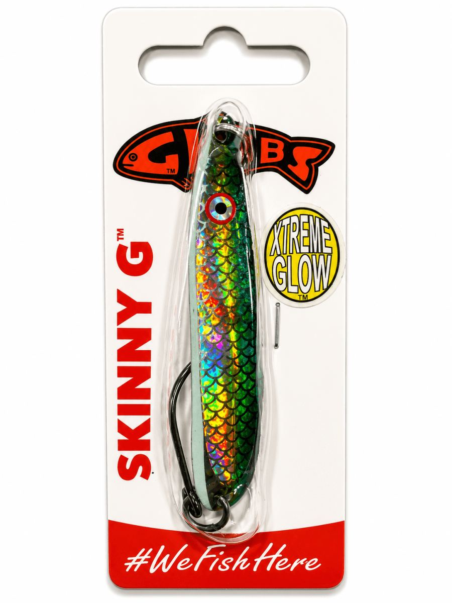CUCHARA TROLLING GIBBS SKINNY G – GREEN HERRING AID5