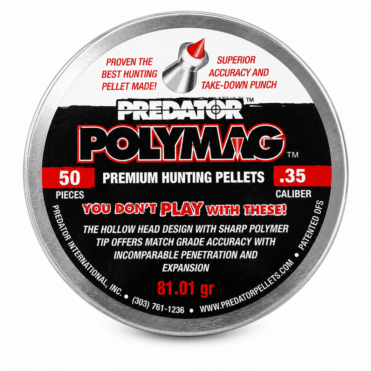 POSTONES PREDATOR POLYMAG PREMIUN CAL.35 81,01GR1