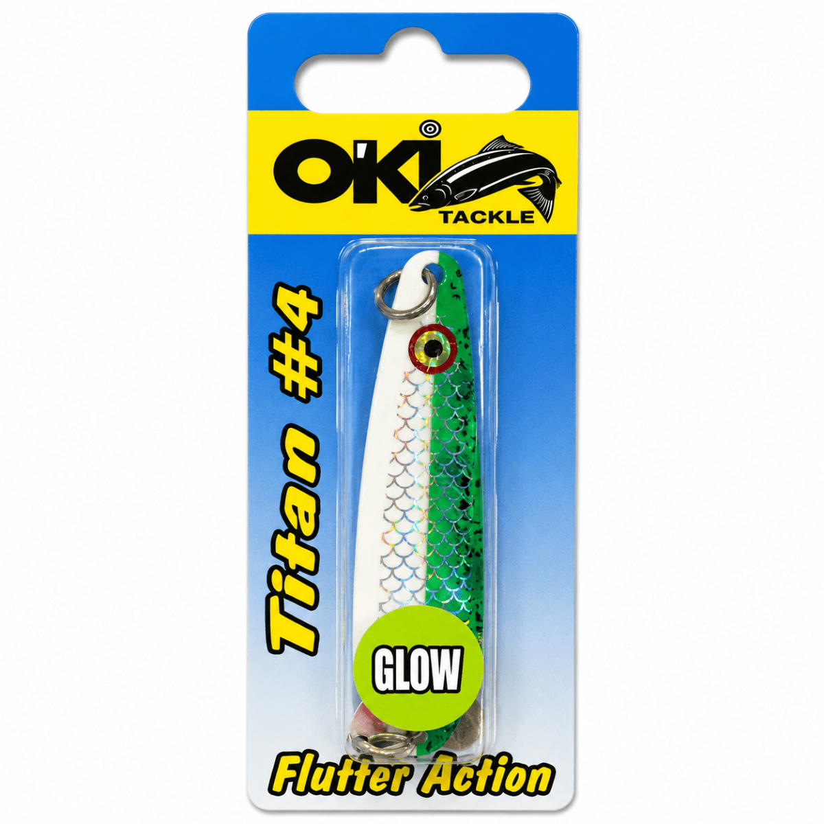 CUCHARA TROLLING O'KI TITAN GIBBS DELTA – GLOW HURLY BURLY 4