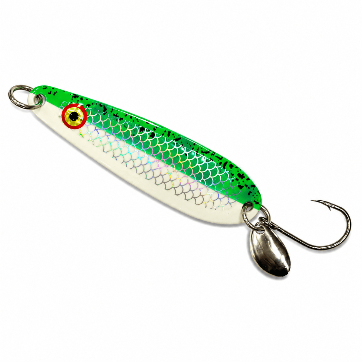 CUCHARA TROLLING O'KI TITAN GIBBS DELTA – GLOW HURLY BURLY 4