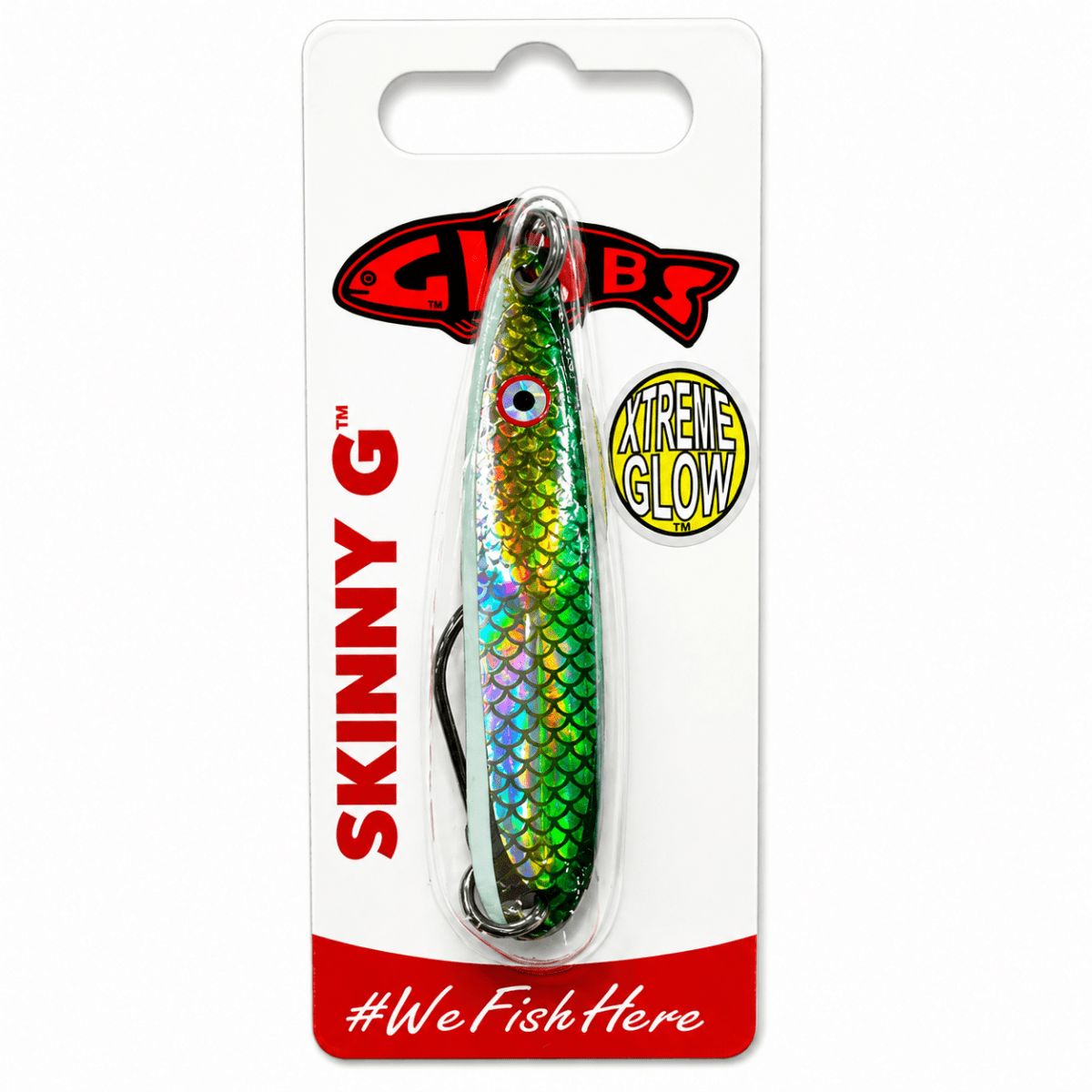 CUCHARA TROLLING GIBBS SKINNY G – GREEN HERRING AID5