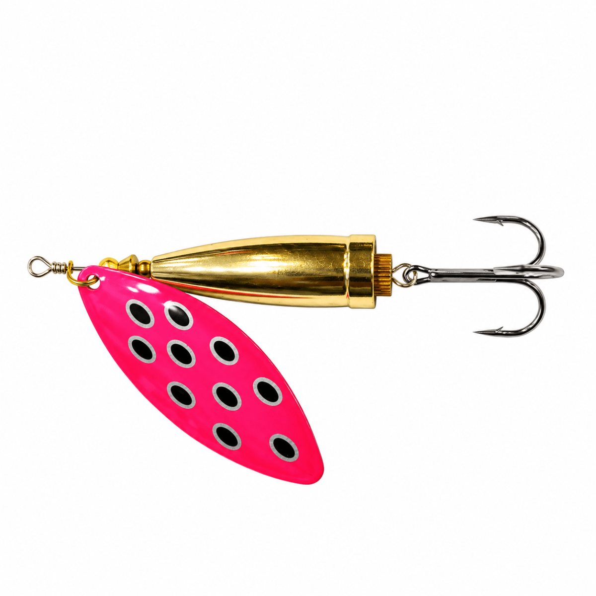 SPINNER CHINOOK SAITAMA 33G PINK DOT BLACK1
