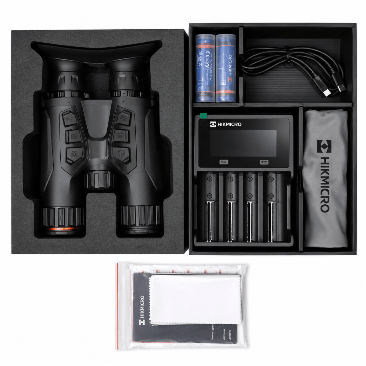 BINOCULAR MULTIESPECTRO TERMICO/INFLAROJO HIKMICRO HQ35LN3