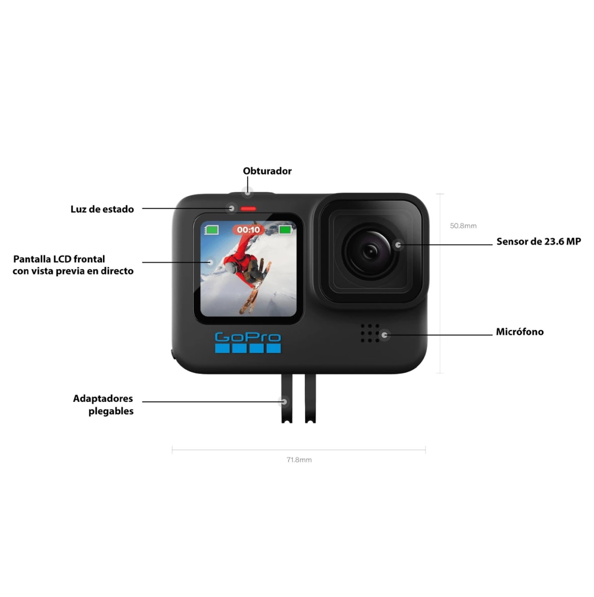 GOPRO HERO10 BLACK CHDHX-102-RT4