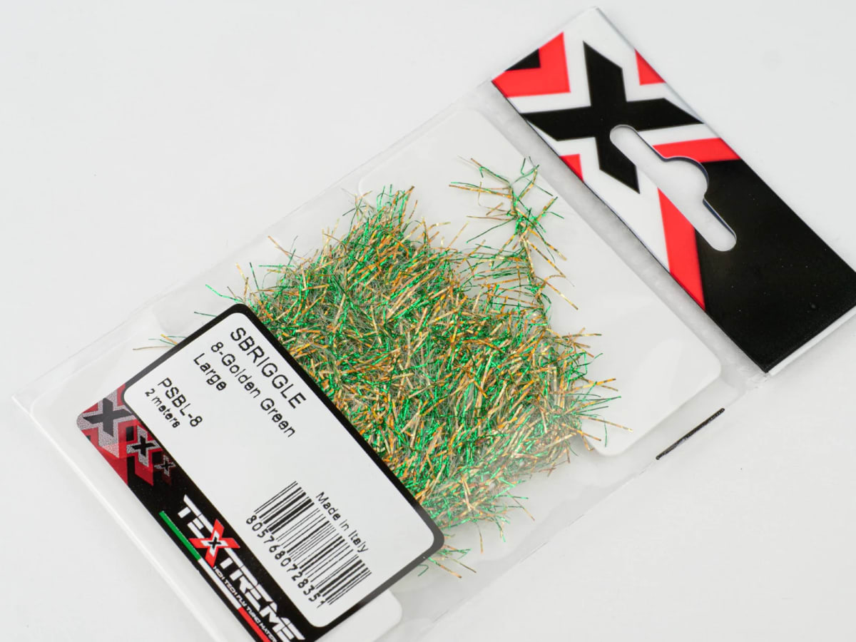 CHENILLE SBRIGGLE LARGE TEXTREME GOLDEN GREEN1