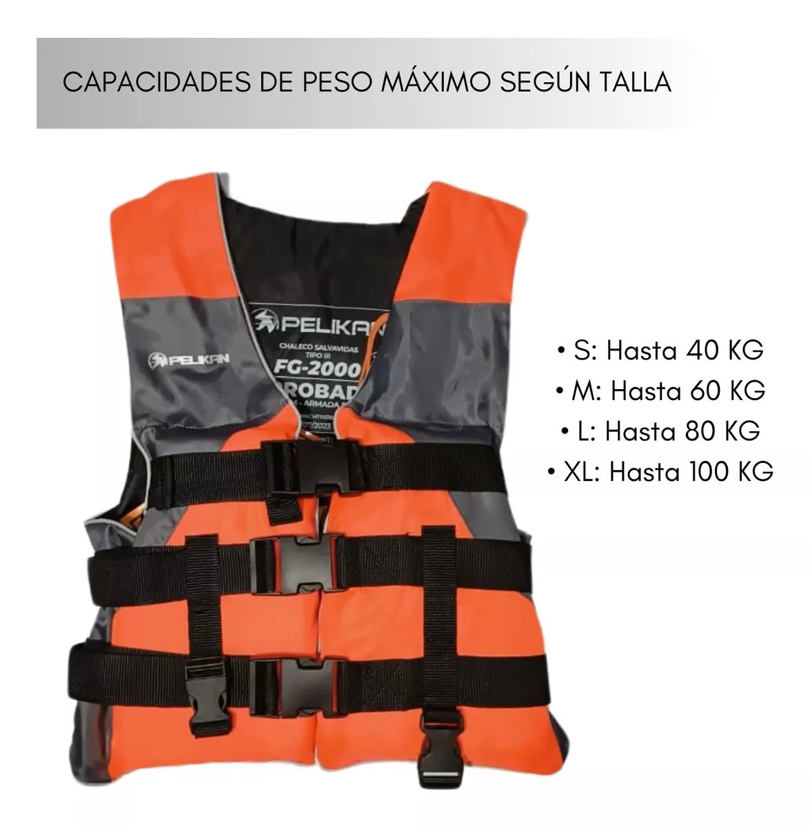 CHALECO SALVAVIDAS FG-2000 PELIKAN3